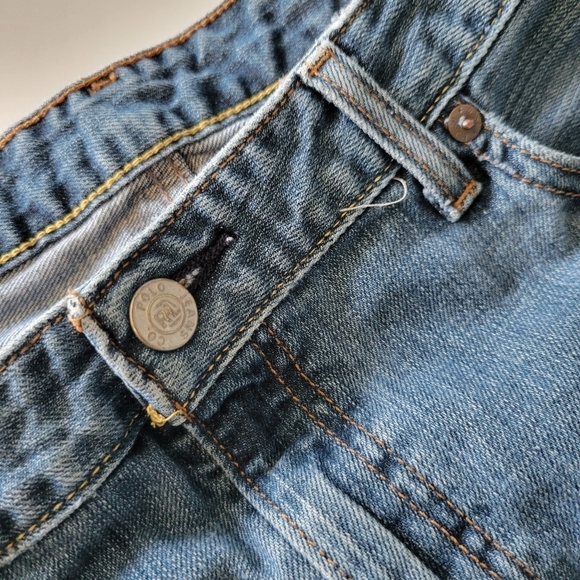 Ralph Lauren Polo Jeans Saturday Jeans DIY Cut-Out Shorts Size 14 - Picture 7 of 11